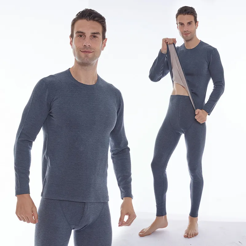 Mens Trackless Thermal Thermal Undergarments For Men With Velvet