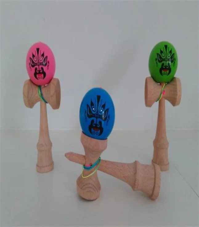 200 st nya PU Paint Tips Ball Kendama Toy Professional Game Top Quality Dragon Face Two Side8944304