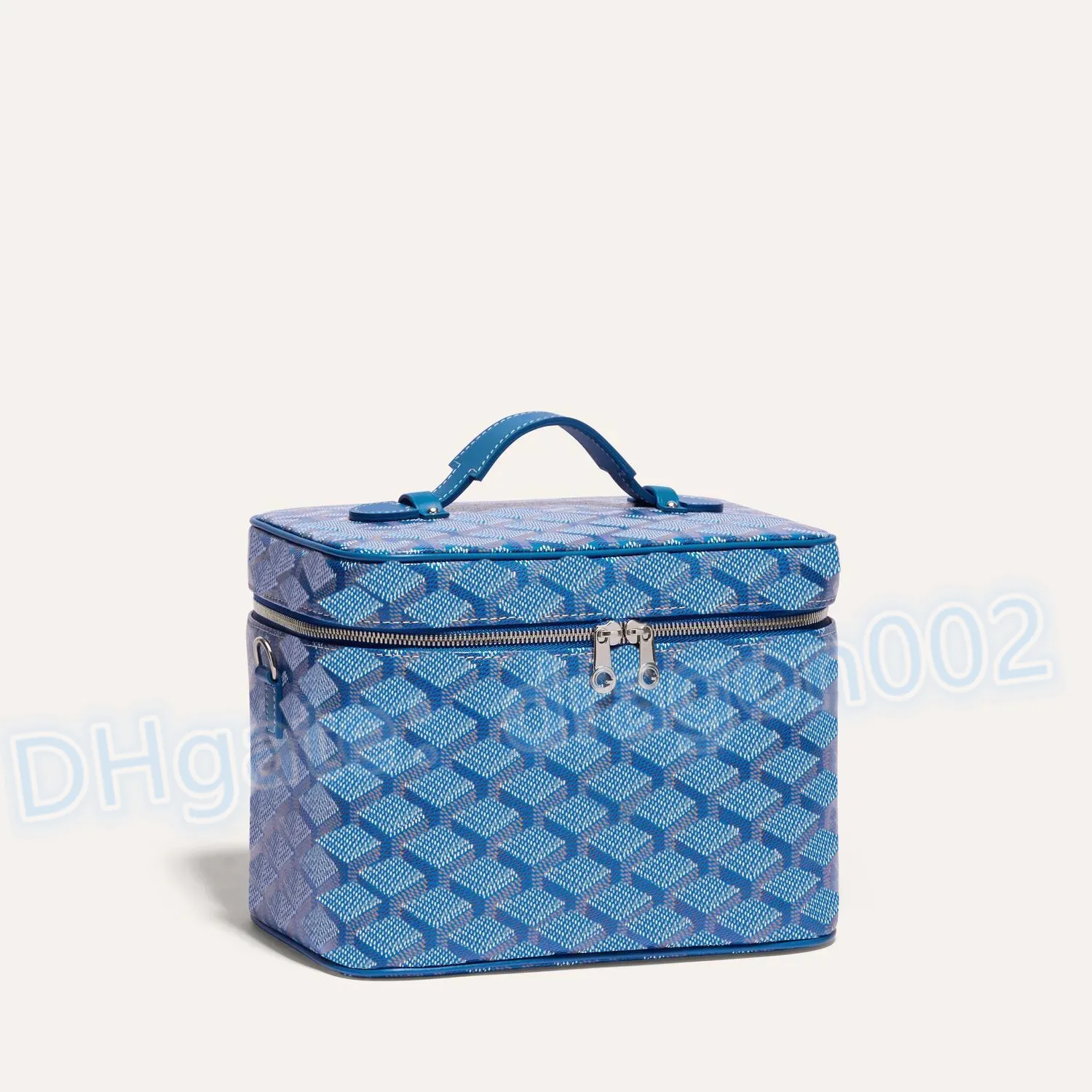 DHgate Designer Crossbody Vanity Case Premium Vegan Leather Travel Toiletry Cosmetic Bag Clutch Makeup Organizer for Women and Men Bags Luggage Accessories