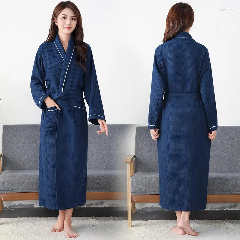 Men's Sleepwear Robes For Women Men Dressing Gown Women's Solid Color Full Sleeve Terry Cotton Sleep Lounge Sexy Bath Robe