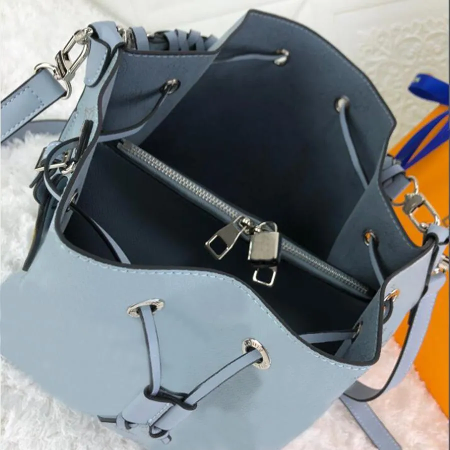 Neonoe Mini DrawString Bucket Bag 4-Colour Purse Top Luxury Designer Crossbody Shoulder Bags Handväska Kvinnor Fashion Bella läderhandväskor Totes BA