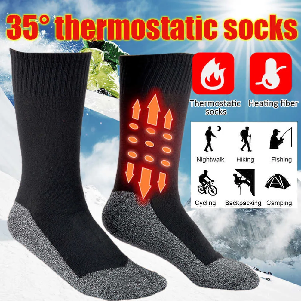 Chaussettes Pour Hommes Et Femmes, Auto Chauffantes, Thermiques, Douces,  Élastiques, Épaisses, Antidérapantes, Pour Femmes Et Hommes, Tube De Ski En  Plein Air, Hiver Du 14,22 €