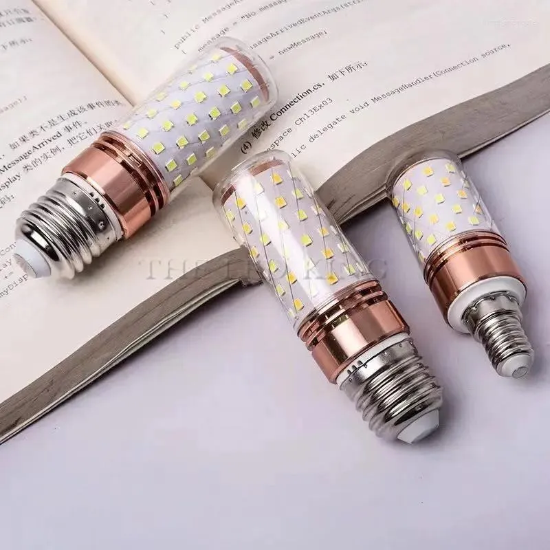 Lamp E14 Bulb SMD 2835 220V Corn 24 36 48 56 69 72LEDs Chandelier Candle Light For Home Decoration