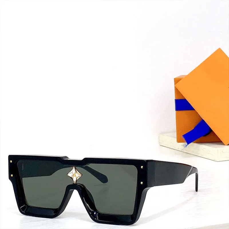 Kvinnor Solglas￶gon M￤n Summer Z1547S Protection UV400 Vintage Sk￤rmade linser Square Integral Full Matte Frame Fashion Glasses Random Box