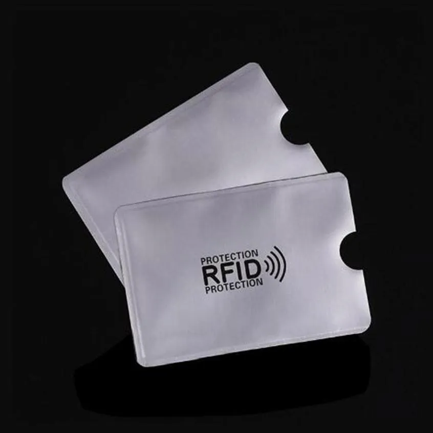 Wholesale Aluminum Foil Anti Scan RFID Shielding Blocking Sleeves