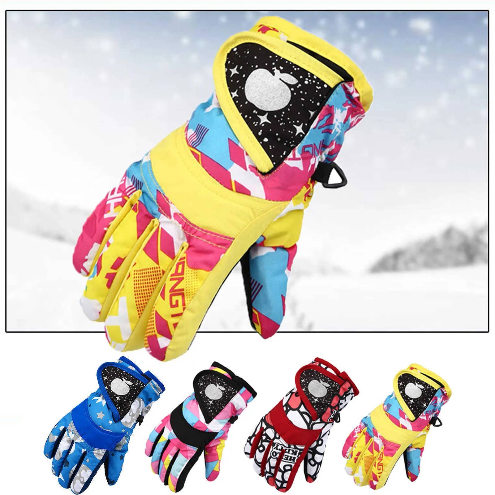 Ski Gloves Men Women Boy Girl Chidren Kids Snowboard Motorcycle Winter ing Climbing Waterproof Snow L221017