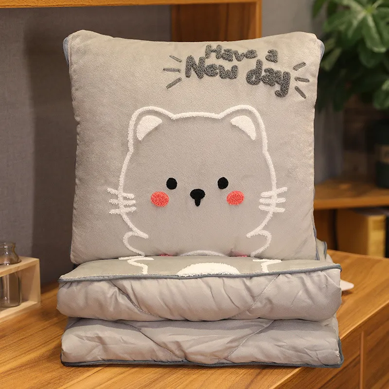 2022 Stuffed Animals Plush Pillows Cute Animal Plush Blanket Size 40CM