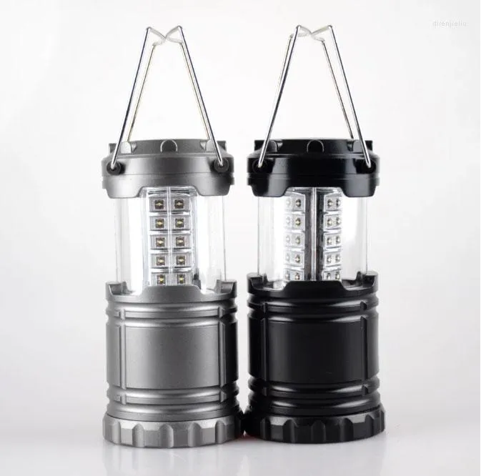 Portabla lyktor 30 LED -campingl￤tt hopf￤llbar lykta f￶r vandring campings h￶g effekt