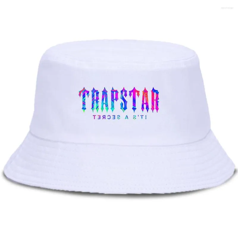 Бейсболки Trapstar London Bucket Hat Складные хлопковые рыбацкие шапки Солнцезащитный крем Пляжная солнцезащитная кепка Унисекс На открытом воздухе Повседневная Панама