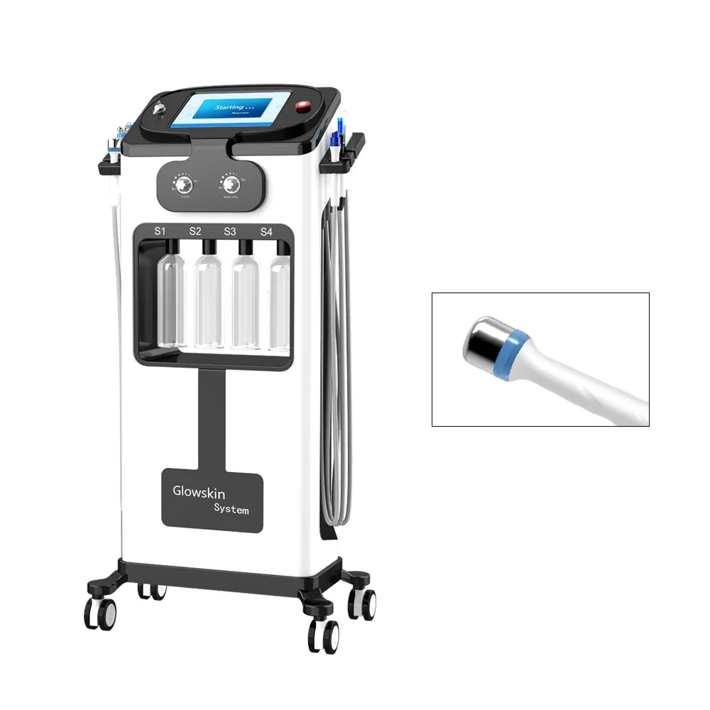 Mikrodermabrazyon 6 1 Makine Cilt Gençleştirme Yüz Temizleme Makinesi Ultrason Bio RF Whitehead Sökme Salon Kullanımı
