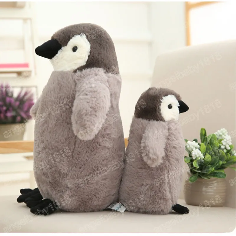 23-50cm Creative Hugging Penguin Plush Toys Kawaii Casal Penguin Decoração de casa de brinquedo para crianças de pinguim