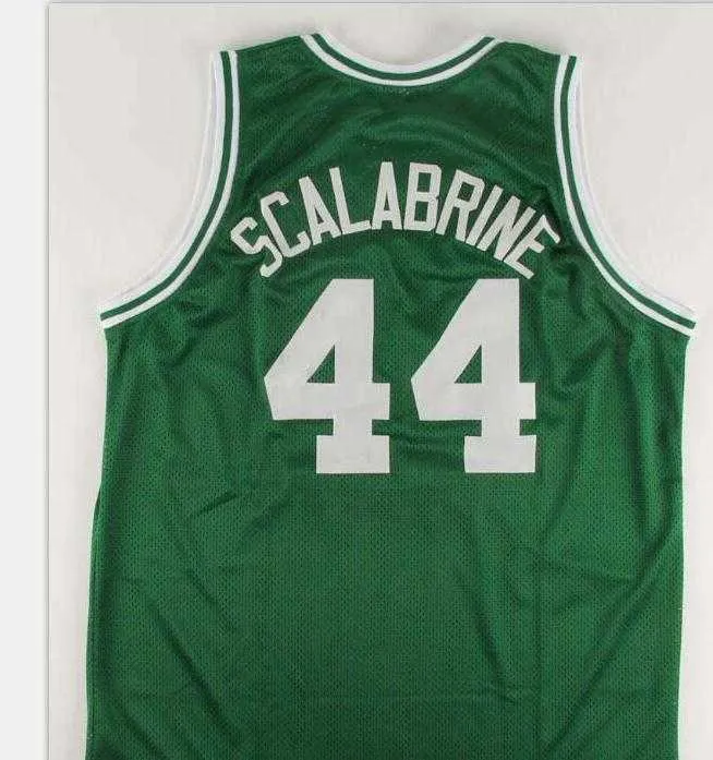 Stitched # 2009-2010 BRIAN SCALABRINE Basketball Jersey personalizada com qualquer número de nome