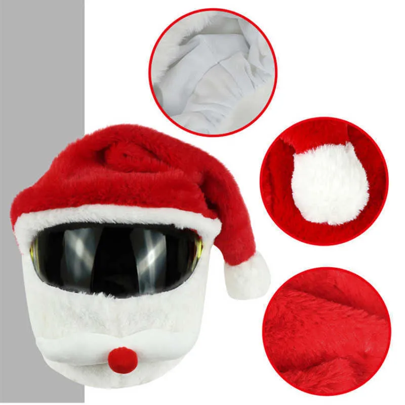 Cadeau Motard Couvre-casque Moto En Peluche - Protection Amusante Et Anti-rayures Couvre-casque Peluche Moto Déco