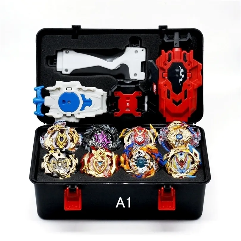 Beyblades Arena Beyblade Bust Bayblade Set 8 Beyblades4 Laviners1 Handle Bey Blade Set Top Metal Fusion 4D Blade Blades Gift 221027