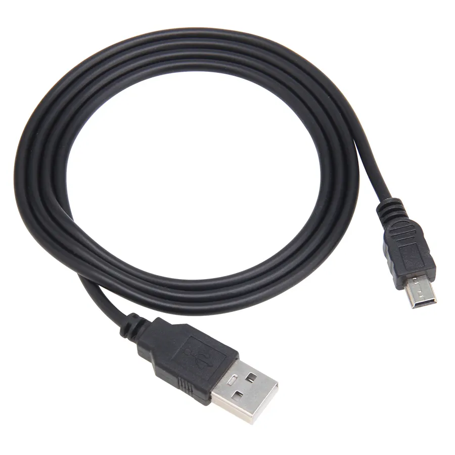 1M USB 2.0 till Mini 5Pin Data Charger Extension Cables Laddningssladd för Sony PS3 Controller