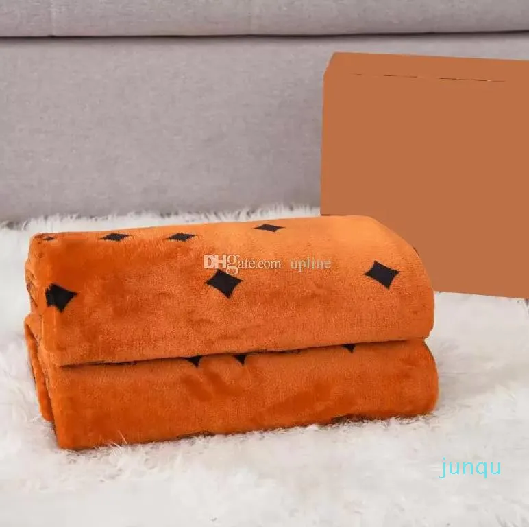 Newest Letter Designer Blankets Home Sofa Bed Sheet Cover Flannel Warm