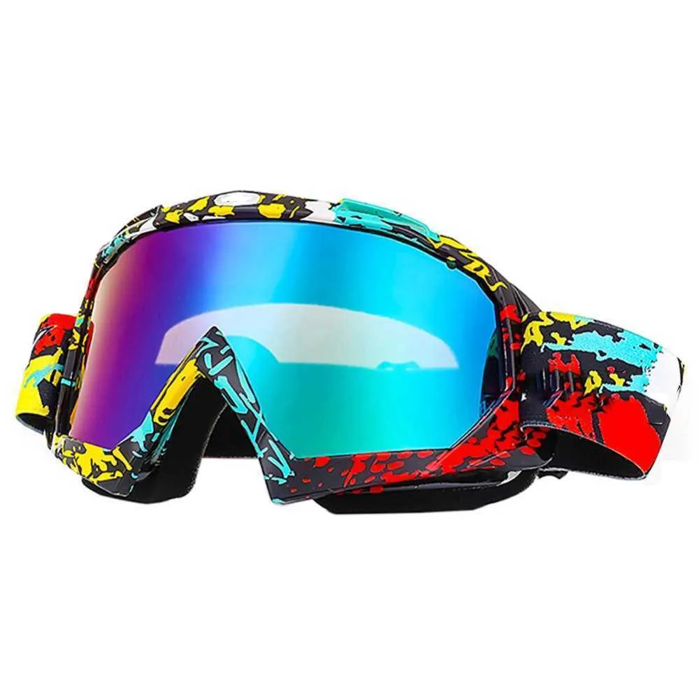 Occhiali da sci Occhiali da esterno Gogg Occhiali Protezione UV Anti-fog Snowboard per uomo Donna Motorcyc Gogg ATV DH MTB L221022