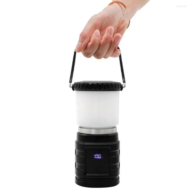 Portable Lanterns Retro Night Light Creative Rechargeble 2-in-1 LED Camping Lantern Power Bank Vintage Stuff Multi-Function Large