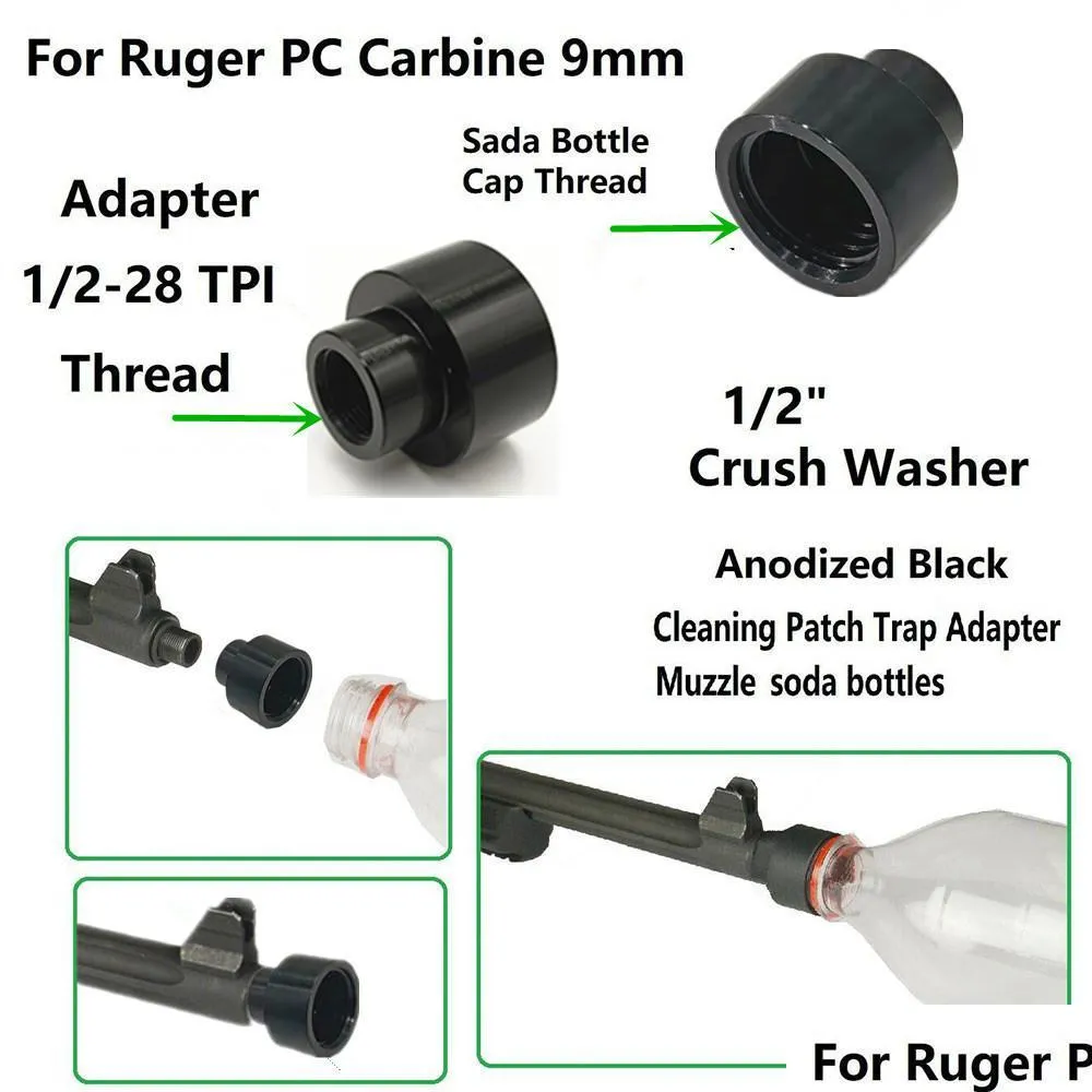 ₩11,344에서 연료 필터 1/2x28 연료 필터 TPI 청소 트랩 어댑터 총구 소다 팝 병 F PC Carbine 9mm 1
