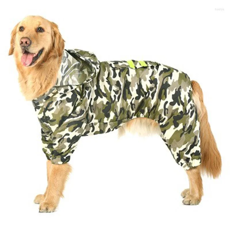 Chien vêtements imperméable combinaison manteau de pluie pour chiens manteau pour animaux de compagnie Labrador imperméable Golden Retriever veste vêtements