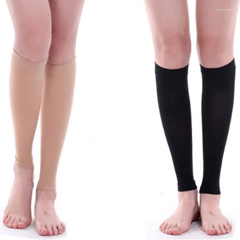 Chaussettes de sport 1 paire élastique soulager jambe mollet manches varices Circulation Compression bas soins soutien cheville