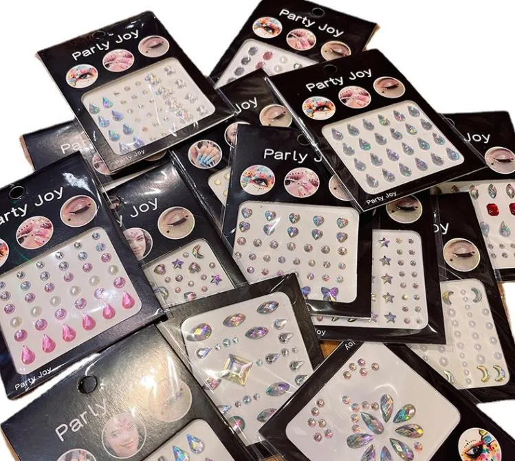 Self Adhesive Rhinestone Gem Stickers for Face Nail Body Makeup Festival,  Bling Jewels Stickers for Kids DIY Craft Card Decorations - China  Rhinestone Gem and Jewels Stickers price