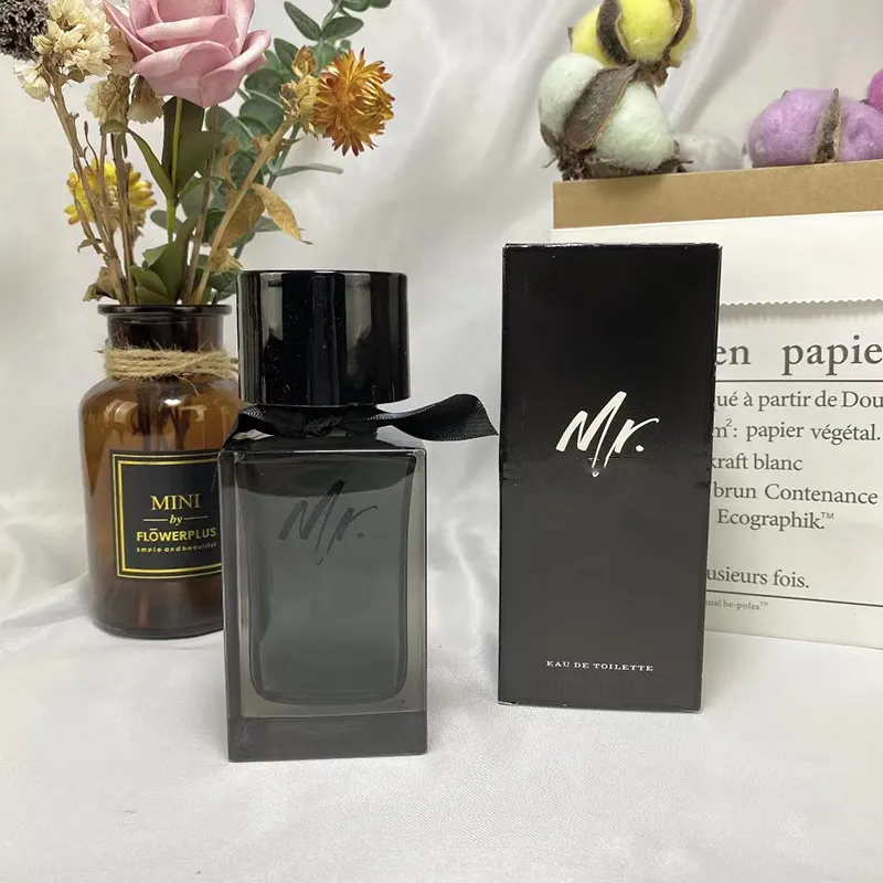 Mr Classic Perfumes For Men 100ML Spray EDT Fragranza maschile naturale 3.0 FL.OZ Natale Regalo di San Valentino Nebbia per il corpo Profumo piacevole a lunga durata Dropship