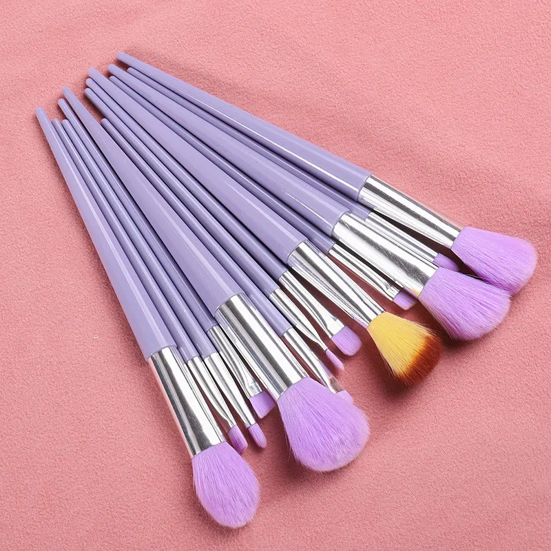 New Makeup Brushes Set Professional Soft Protable Brush For Colorful Cosmetic Powder Eye Shadow Blush Make Up Tool With Bag Juego De Brochas De Maquillaje Con Bolsa.