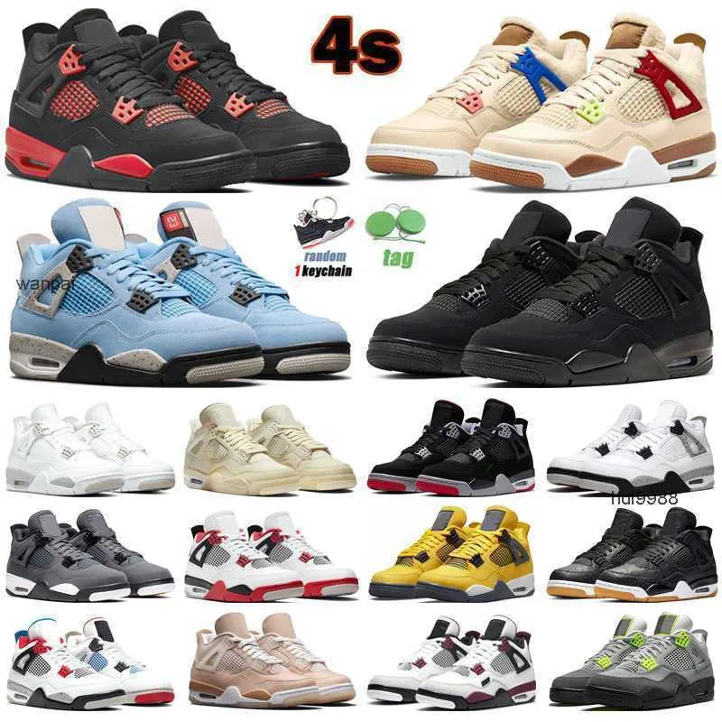 2023 TOP OG 4S basketskor Män kvinnor 4 Red Thunder University Blue Wild Things White Oreo Mens Trainers Sport Sneakers Jerdon