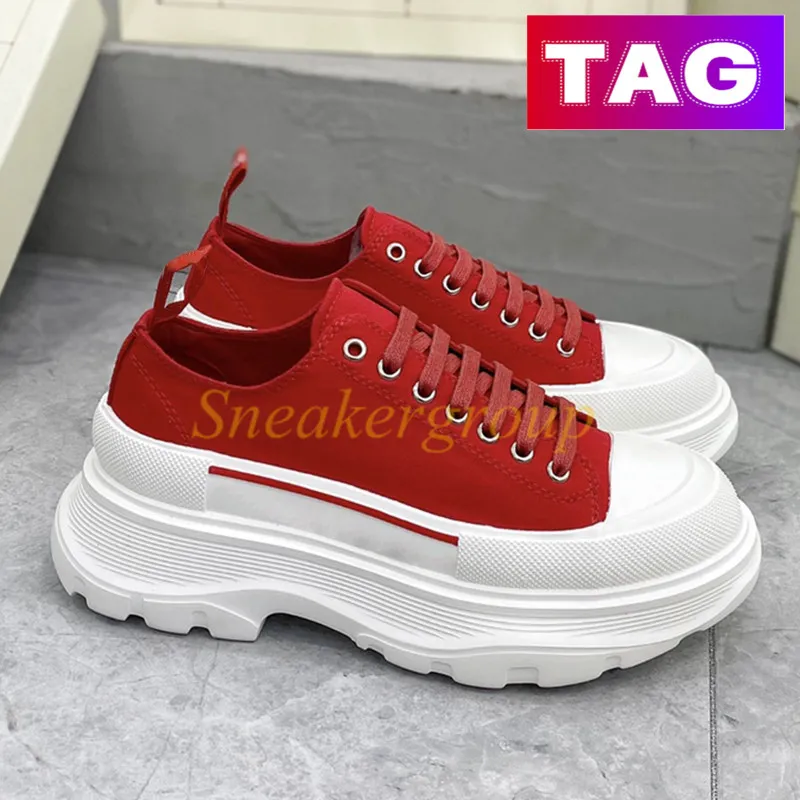 Designer Boots Tread Slick boot men women Platform canvas sneaker casual shoes Arrivals High triple black white royal blue pink red magnolia luxury womens sneakers