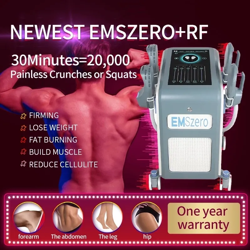 DLS-EMSLIM RF Equipment Emszero Hi-Emt electromagnetic 14tesla radiofrecensive datival device neo radiwquency muscle toner 5000W