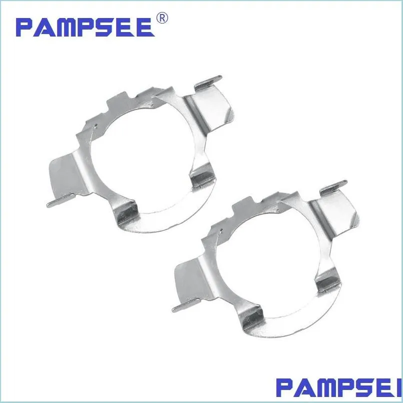 Araba Farları 2pcs H7 Araba LED Far Adaptörleri Temel BB BB Tutucuları E61 VW MK6 Nissan Qashqai Lamba A3 Damla Teslimat 2022 Mobil Dhmwy