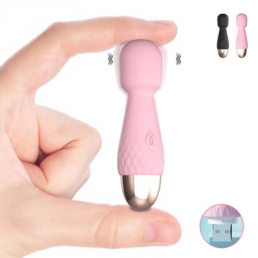 Articles de beauté Mini USB Adowania Stick Wibrator DLA Kobiet G-spot stymulateur Echtaczki av Masaer Sutek pénis masturbacja produkt Dorosych