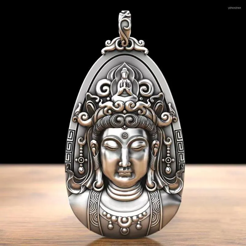 Pendant Necklaces S7 Men's Buddha Avalokitesvara Original Avatar Retro Necklace Men Pendants Man