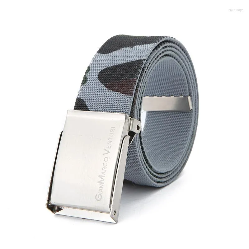 Belts Leisure Nylon Lightweight Quick Drying Anti Allergy Metal Buckle Men's Belt