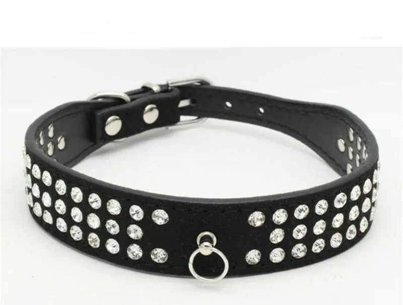 Camurca De Camurca Strass Joias Colares De Caes De Estimacao Tres Fileiras De Diamantes De Cristal Brilhante Colar De Cachorro Cravejado Para Cachorro Fy2221 B1027 De 27 1 DHgate
