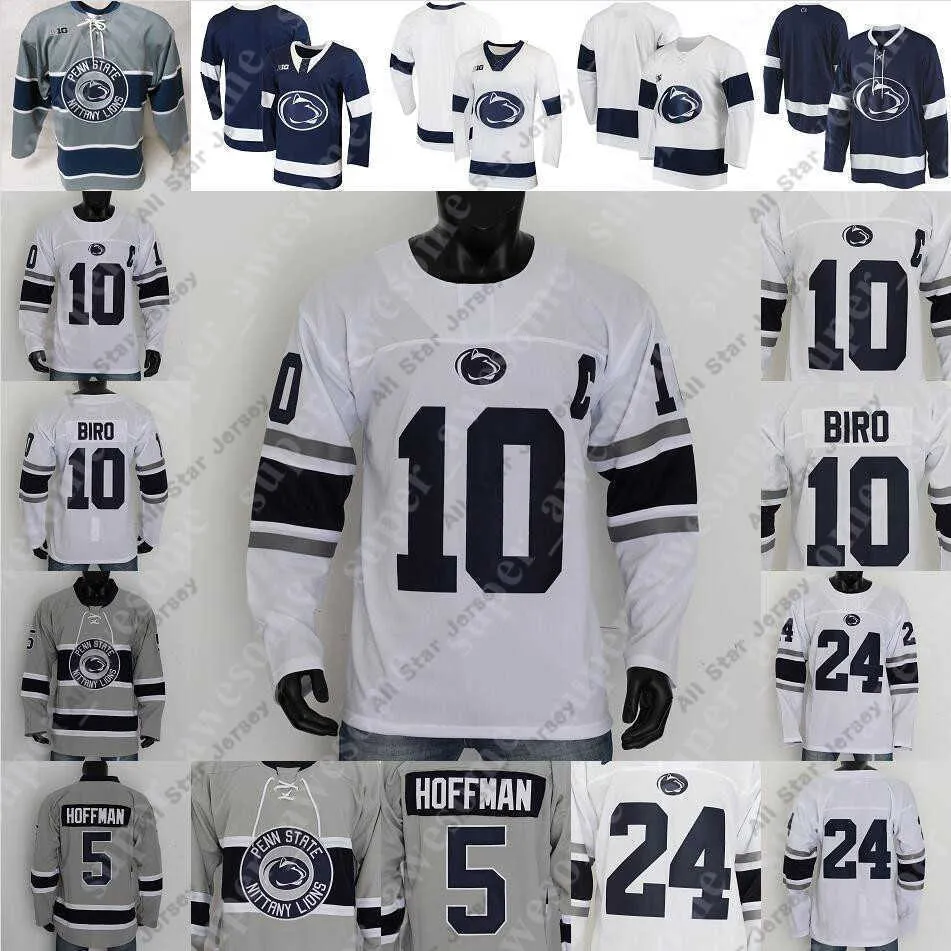 Хоккейные майки Penn State Nittany Lions Hockey Jersey Alex Limoges Kevin Wall Oskar Autio Tim Doherty Connor McMenamin Aarne Talvitie Christian Sarlo Jimmy