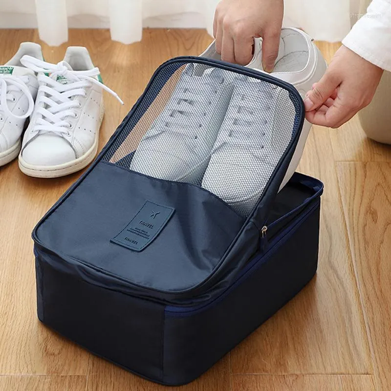 Storage Bags Portable Travel Shoe Bag Underwear Clothes Shoes Organizer Makeup Pouch Case Multifunction244z