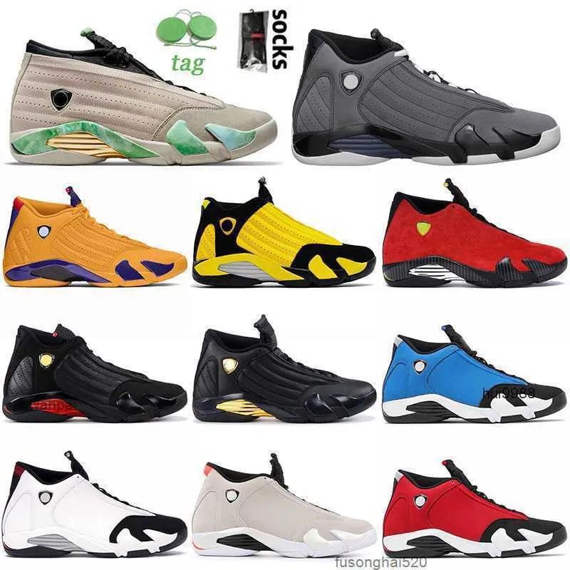 2023 Jumpman van topkwaliteit 14 14s heren basketbalschoenen maat 13 Fortune Light Graphite University Red Black Yellow Last Shot Desert Sand Sports Air Jerdon