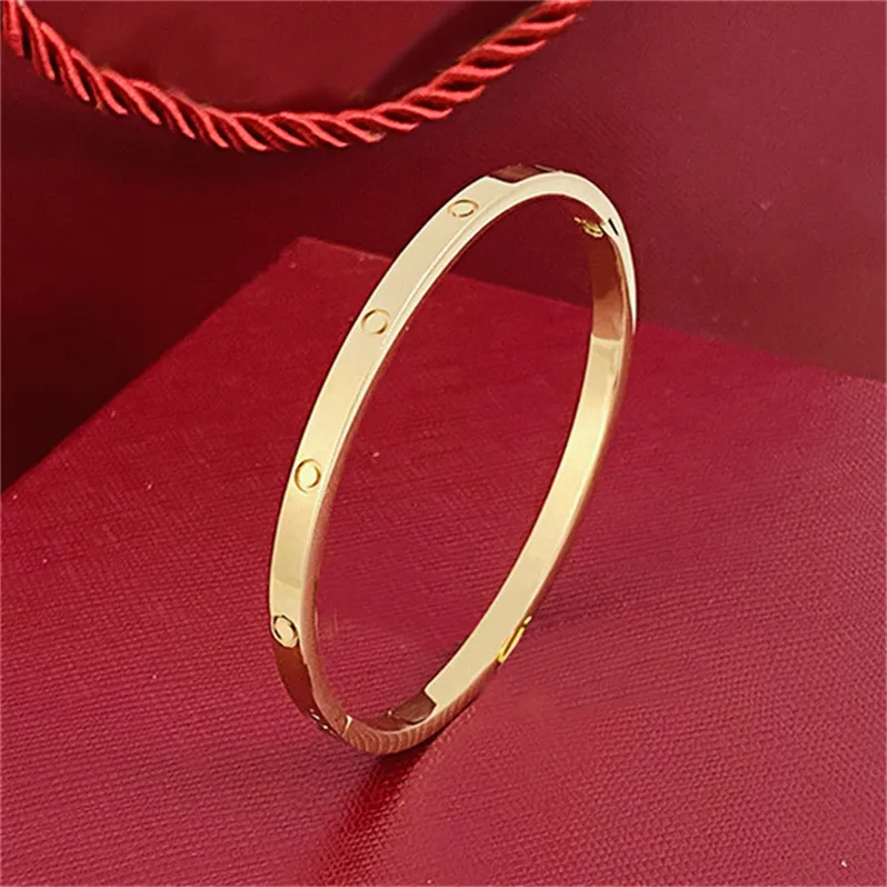 Fashion Charms Jewelry Bangle For Women Luxury Vogue Customized Jewelry Designer Bracelet Stainless Steel Hoop Bracelets Trending Bangles Valentines Day Gifts