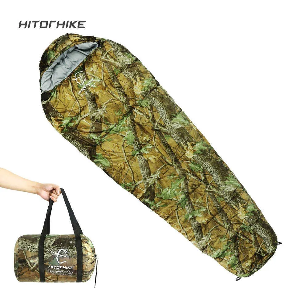 Спальные мешки hitorhike 80 x 190cm Outdoor UltraLight Sleephy Bag Mummy расширенный размер для кемпинга для походов по скалолазанию 3 сезона 1,5 кг T221022