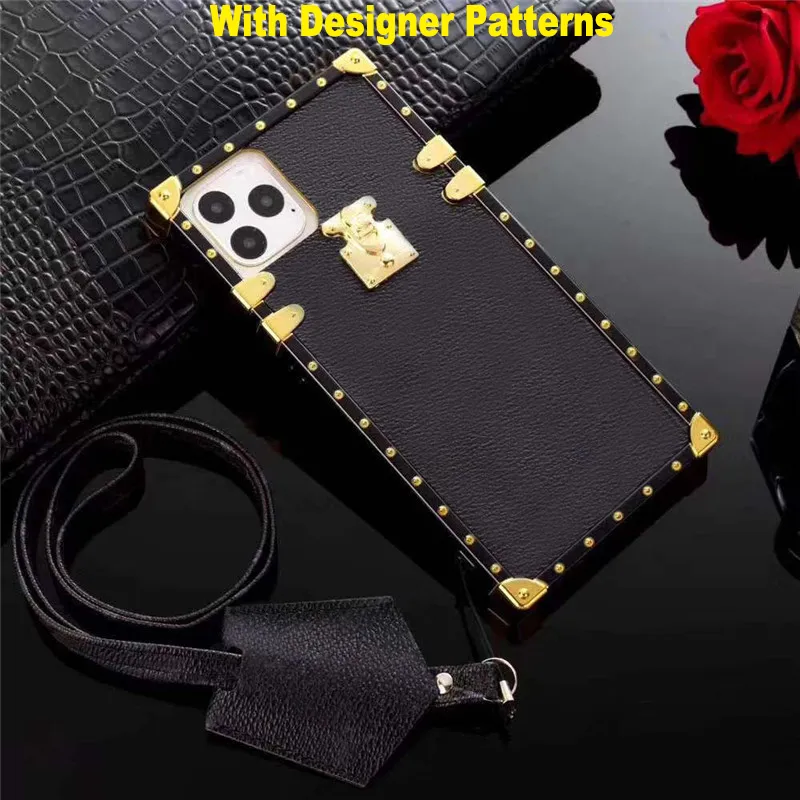 Crossbody -portemonnee Cases voor iPhone 13 Pro Max 14Plus 14Pro 12 11 XR XSMax 6 7 8 Fashion Pu Leather Purse Flip Cover Standstand Folio Case met kaartsleuvenhouder Polstand