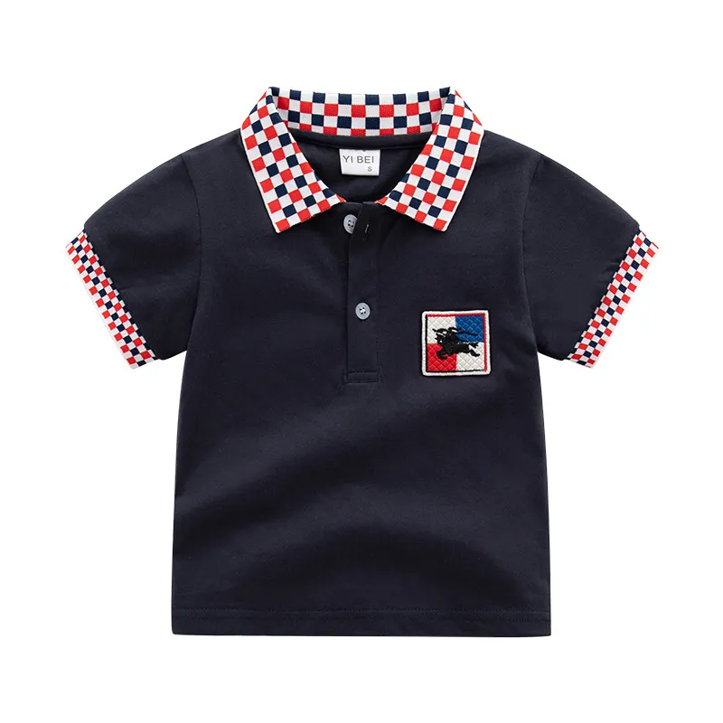 Fashion Boys Polo Shirts Baby Boy Sports Shirt Kids Short Sleeve Tops Summer Children Clothes 2 4 6 Years