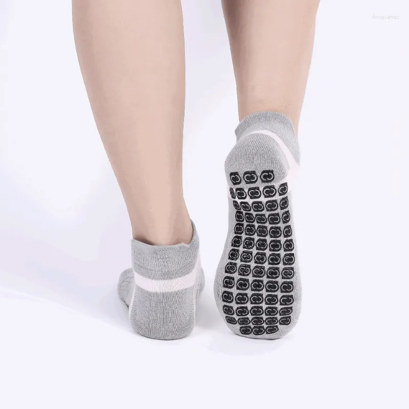 Sports Socks Women Fashion Yoga Silicone Non-Slip Floor Breathable Cotton Dance Ballet Fitness Movement Pilates Sock Woman