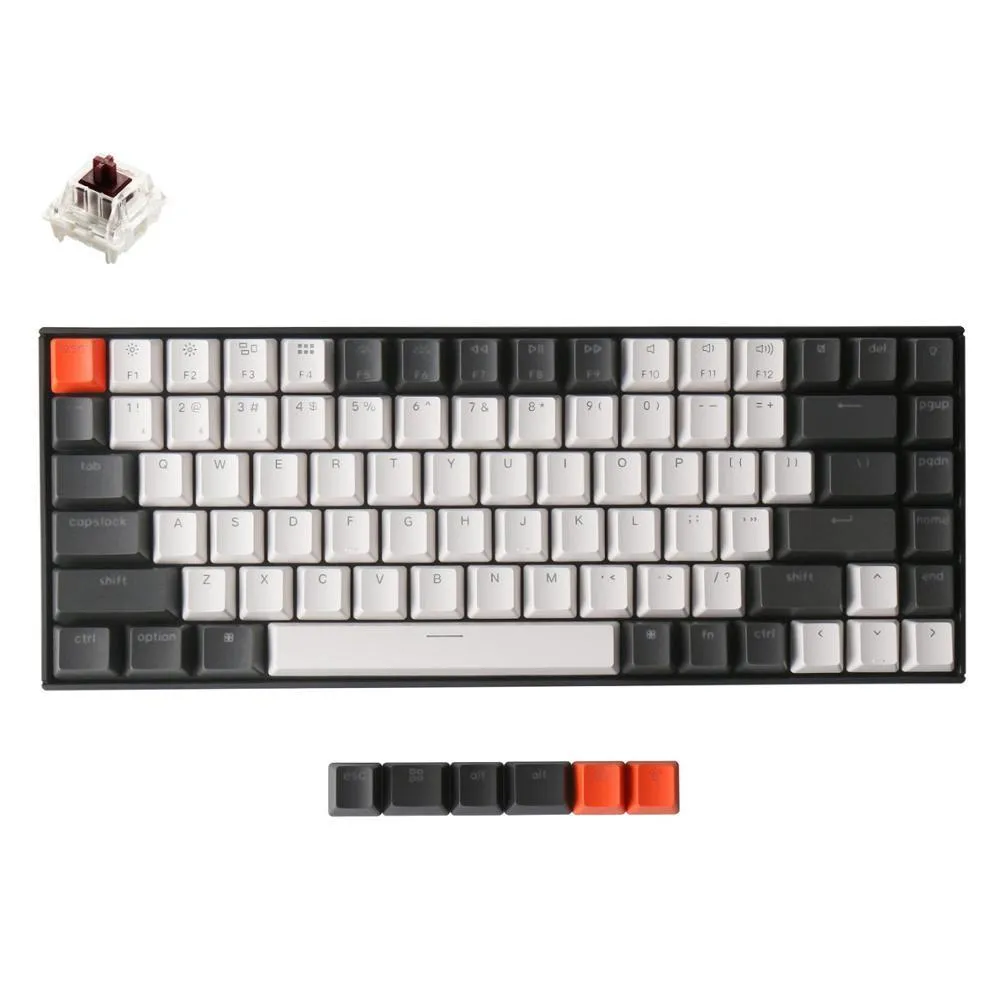 Keyboards Keychron K2 AXH Bluetooth Wireless Mechanical Keyboard 84 Keys Gateron -swappable Switch White LED Backlit 221027