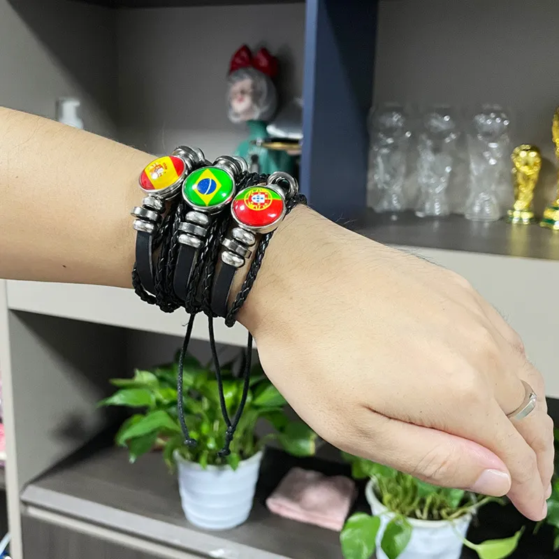 2023 World Cup Team Logo Sports Collectibles Football Wristband For