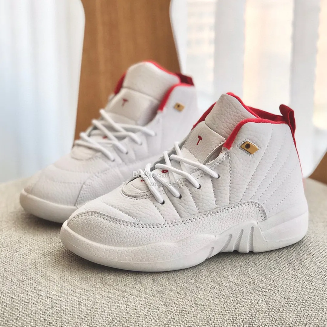 Basketball Shoes Discount Classic Jumpman 12 VII Gym Red Children