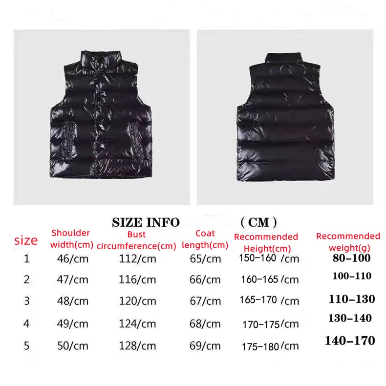 Veste d'hiver de créateur pour hommes, gilet en duvet pour hommes, gilets, parkas, manteau à capuche, vêtements d'extérieur imperméables pour hommes et femmes_voghion.com