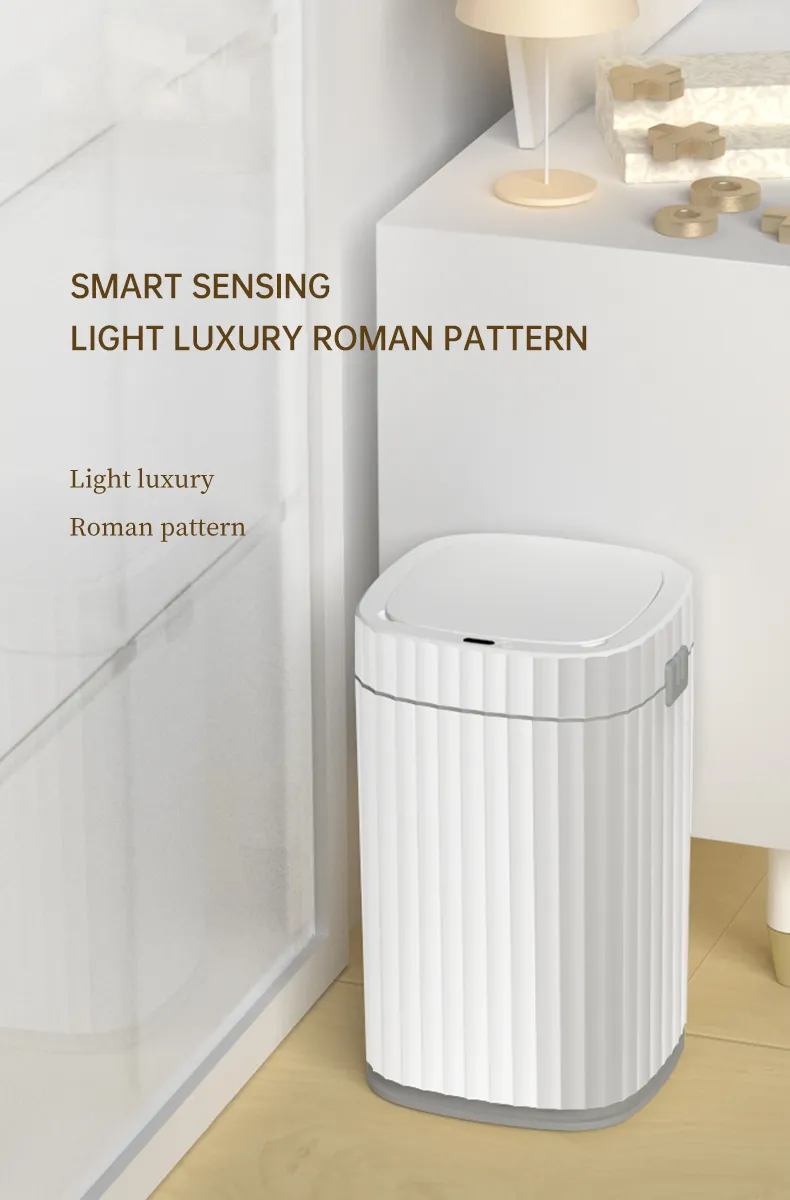 Pattumiera Smart Sensor Spazzatura Cucina Bagno Wc Pattumiera