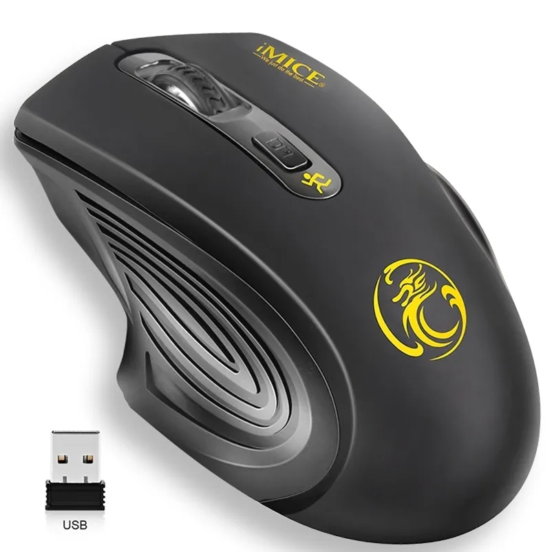 MICE USB Wireless Mouse 2000dpi 2.0 Récepteur Optical Computer 2.4 GHz ergonomique pour ordinateur portable PC Sound Silencieux 221027
